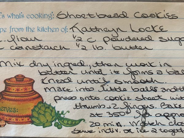 Kathy’s Shortbread Cookies